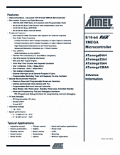 DataSheet ATxmega64A4 pdf
